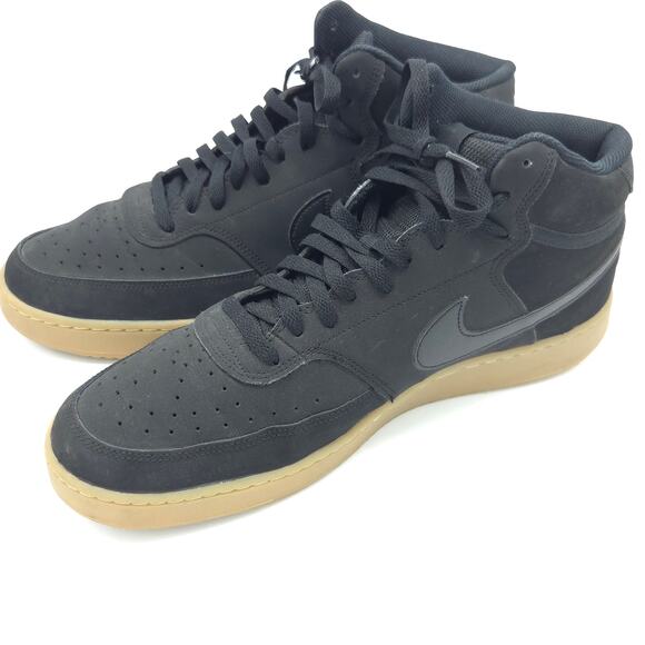 Nike Court Vision Mid Men\'s Size 13 Black Gum CD5466-006 main image 6